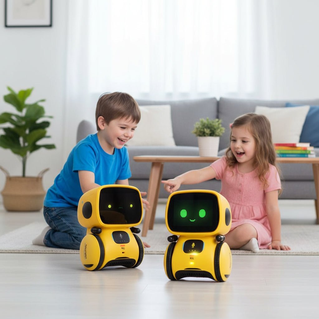 Interaktiva STEM Robotleksaker med Röstaktivering för Barn