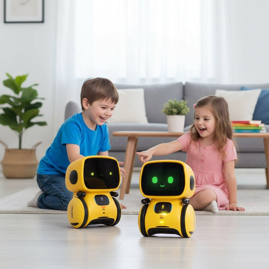 Interaktiv STEM Robotlegetøj med Stemmeaktivering til Børn