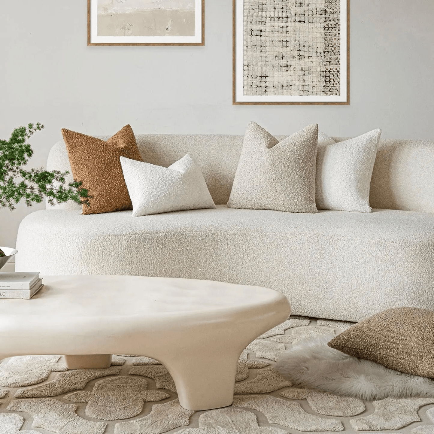 Elegant pudebetræk i tidløst design til sofa og seng