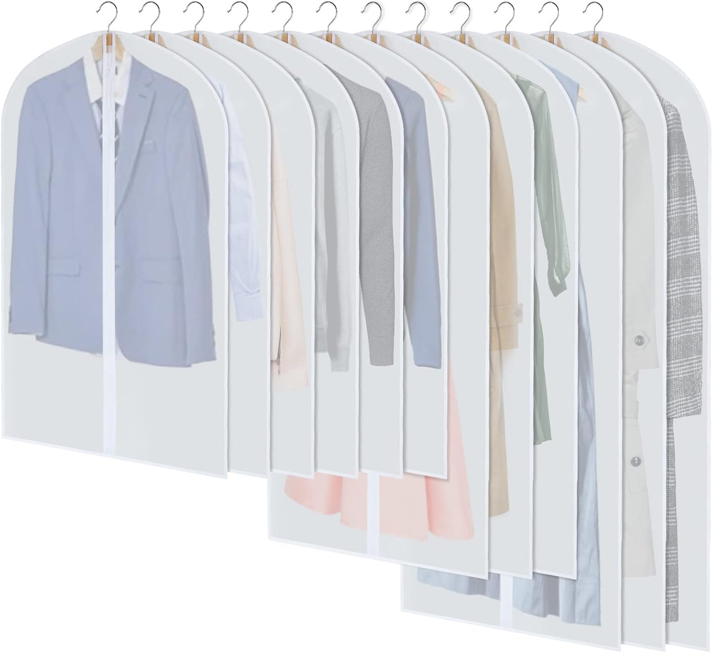 Smarta klädskyddspåsar – 12-pack i 3 storlekar (Köp 1, Få 1 GRATIS)