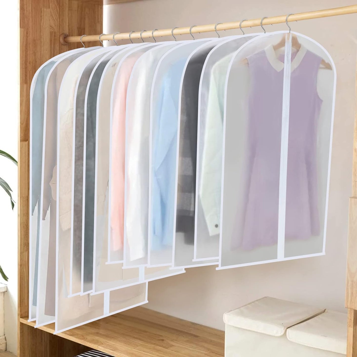Smarta klädskyddspåsar – 12-pack i 3 storlekar (Köp 1, Få 1 GRATIS)