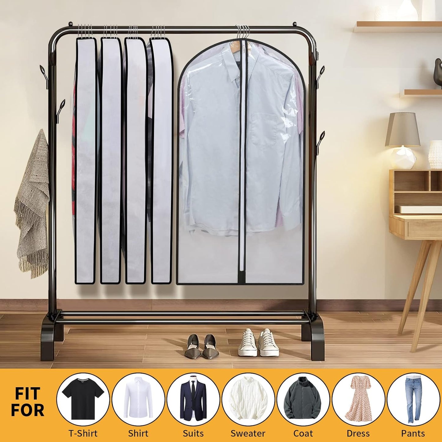 Smarta klädskyddspåsar – 12-pack i 3 storlekar (Köp 1, Få 1 GRATIS)