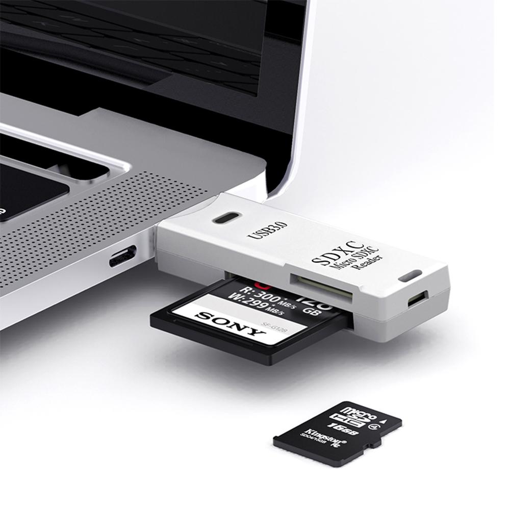 Snabb USB 3.0-kortläsare för Micro SD- och TF-kort