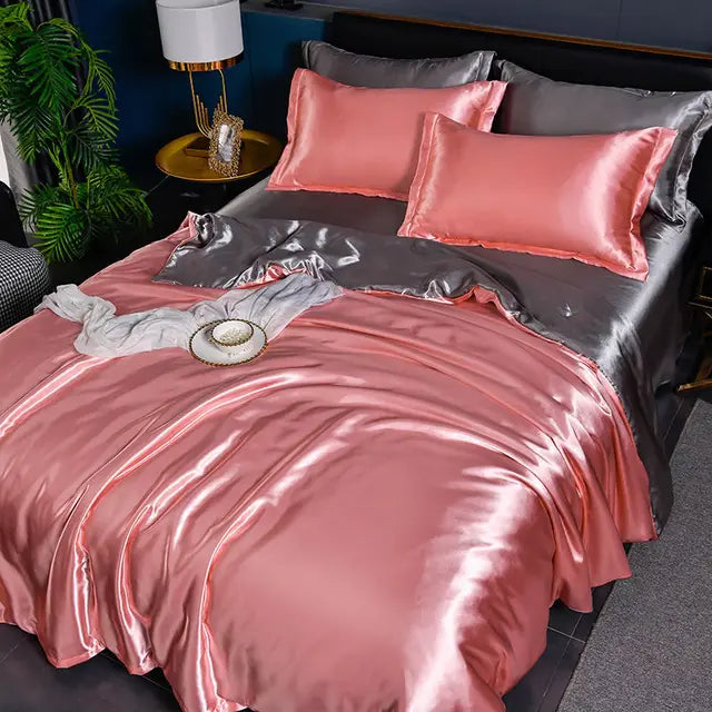 Lyxigt Satin Påslakanset - Stil och Komfort