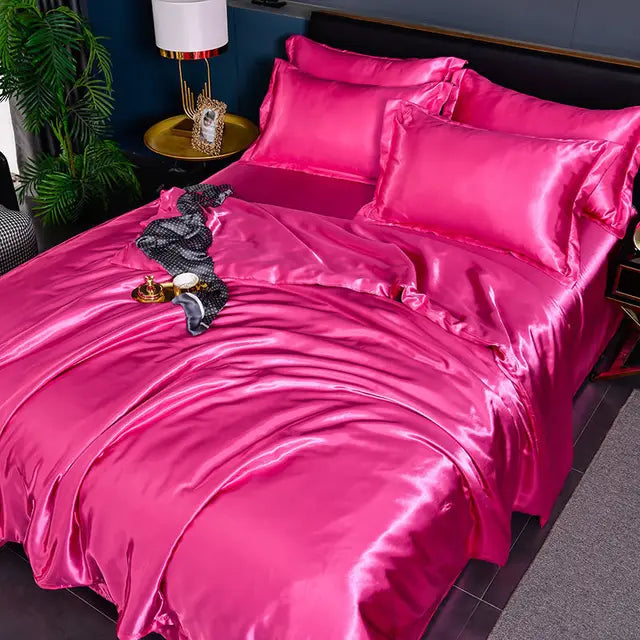 Lyxigt Satin Påslakanset - Stil och Komfort