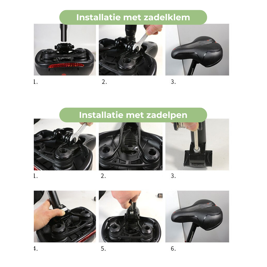 Bekväm Ergonomisk Cykelsadel - Universal Storlek